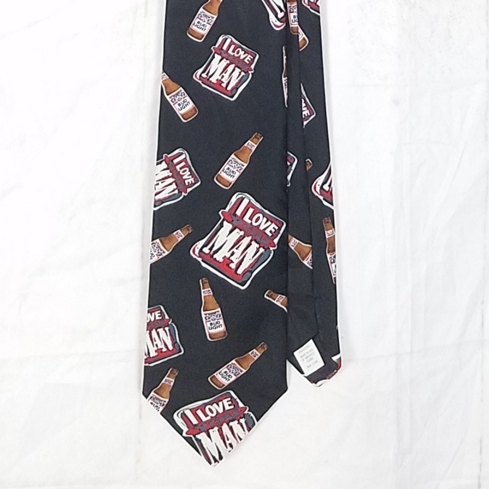 Genuine collection  bud light Ilove you man tie